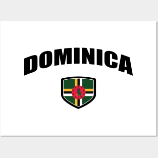 Dominica National Flag Shield Posters and Art